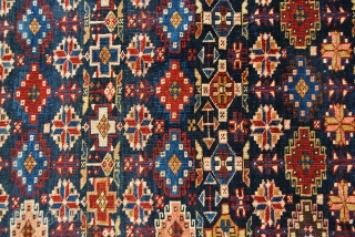 Kuba Chi-Chi rug, cm 125x185, early 20th century, good condition. See more pics on fb:
http://www.facebook.com/media/set/?set=a.10151120021429258.497096.358259864257&type=1
Have time to see my other items? http://www.facebook.com/media/albums/?id=358259864257

           