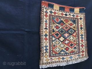 Shahsavan, the best dyers & weavers. This is a great sumakh khorjin bag face. Size is cm 46x50. Age is roughly 1880/1890. Antique, colorful, beautiful and in good condition. 
Please email carlokocman@gmail.com 