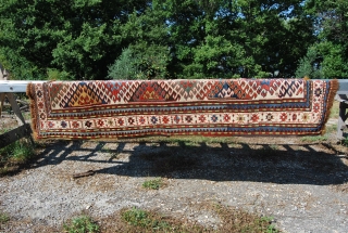 Karabagh rug. Cm 115x220. Brown totally oxidized. Full pile allover. Great piece. Great wool. Great dyes. Some minor rests. End 19th century.
See more pics on fb: https://www.facebook.com/media/set/?set=a.10151816614804258.1073741878.358259864257&type=3
or on picasa: https://plus.google.com/photos/102077108999072625754/albums/5904172159321534817?banner=pwa
   