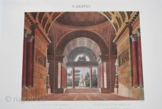 Sultan Abdul Aziz dedicated Treaty on Perspectives & shades by cav. Annibale ANGELINI, published 1862 in Rome. A very interesting book (size is cm 70x50 ca.!!!)  if you are an architect  ...