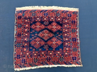 Fars area, Southern Iran. Great Lori pile bag face. Cm 55x60 ca. Late 19/early 20th c. Lovely output. Awesome natural saturated colors. Love it. Summer price: 260 € plus UPS, 35€ to  ...