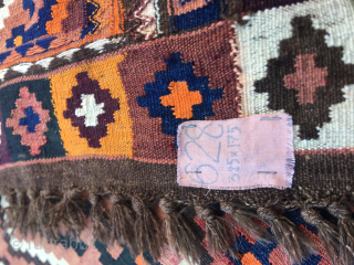 Afghan Big Maimana Kilim
Woven by thee Hazara tribal group
Design is called Ghalmori
Cm 175/385 ca
Datable 1920/1940sh
Very beautiful
In good condition
3 tiny holes to report 
Original gallery price € 4.600
Now 1.800 €
Tracked shipping €30/Italy -  ...