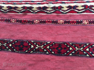 Ak Cuval Tekke (Salor 4 the previous owner). Cm 75x110. 2nd half 19h c. Lovely different reds: madder & cochineal. Great condition. Intense beauty and sweet simplicity..      