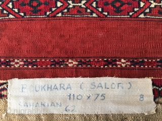 Ak Cuval Tekke (Salor 4 the previous owner). Cm 75x110. 2nd half 19h c. Lovely different reds: madder & cochineal. Great condition. Intense beauty and sweet simplicity..      