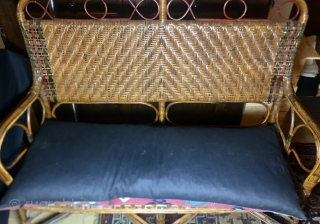 Sarkoy kilim cushion.
Size is in cm: width 45, lenght 100, height 12.
This lovely cushion was made with an antique & wonderful Sarkoy kilim fragment.
The fragment is datable back at least to the  ...