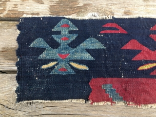 Sarkoy kilim fragment. 2nd half 19h c. Simply wonderful.                        