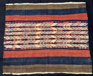 Graphics - Pattern - Colors 

Fantastic graphics here in this wonderful, unusual, very rare, beautiful Anatolian cuval or storage bag from Eastern Anatolia, called Malatya by business, but actually woven by the  ...