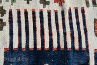 Konya Kilim Fragment. Cm 65x140. Second half 19th century. Wool & cotton. Lots of lovely colors. Pls see more pics on my fb page: https://www.facebook.com/media/set/?set=a.10153061594504258.1073741999.358259864257&type=1
        