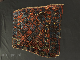 AFF KURD KHORJIN 2
Jaff Kurd khorjin bag face
Size is cm 50x60
Age roughly 90 to 110 y
Beautiful tribal art example
Not many available anymore
If interested please DM and/or email
carlokocman@gmail.com      