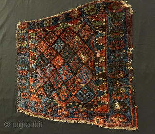 AFF KURD KHORJIN 2
Jaff Kurd khorjin bag face
Size is cm 50x60
Age roughly 90 to 110 y
Beautiful tribal art example
Not many available anymore
If interested please DM and/or email
carlokocman@gmail.com      