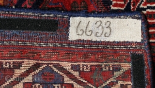 Afshar rug; around 1875; well known design known from Afshar bags, never seen a rug with it; I bought this Afshar direct from the well known collection from Meyer-Müller Zurich/Switzerland. This rug  ...