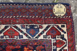 Afshar rug; around 1875; well known design known from Afshar bags, never seen a rug with it; I bought this Afshar direct from the well known collection from Meyer-Müller Zurich/Switzerland. This rug  ...