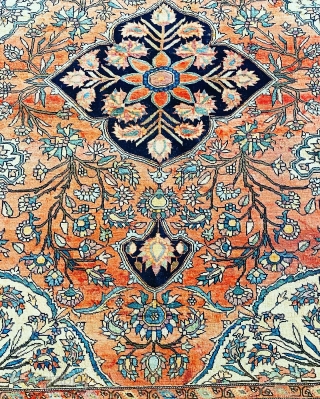 Nice Farahan size is 3x5 in good condition circa 1900                       