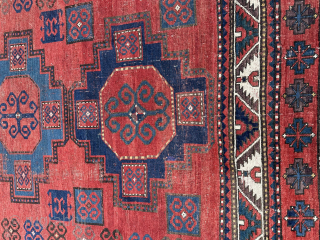 Nice Caucasian Kazak circa 1900  size is 6.7x7 (204cm x 213cm)
Asking $950. +s OBO                  