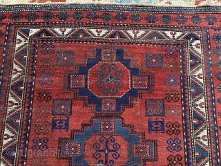 Nice Caucasian Kazak circa 1900  size is 6.7x7 (204cm x 213cm)
Asking $950. +s OBO                  