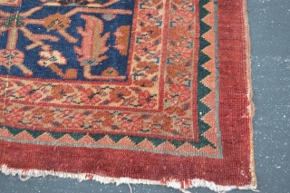 Persian Mahal Fragment rug size 3.7x6.9                           