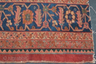 Persian Mahal Fragment rug size 3.7x6.9                           