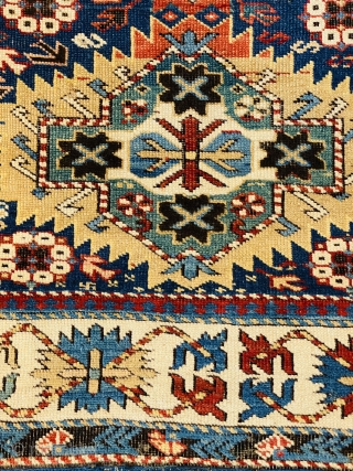 Nice Caucasian Shirvan rug size 4x5.9 circa 1900
Price $900                        