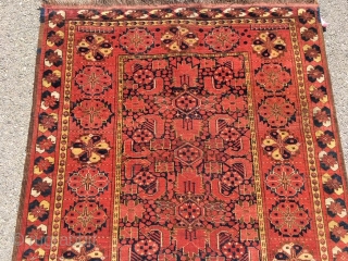 Turkman Bashir Rug Circa 1890 in nice conditions size is 4.8 x 7.6 (140X231)CM
one corner has small repair .              