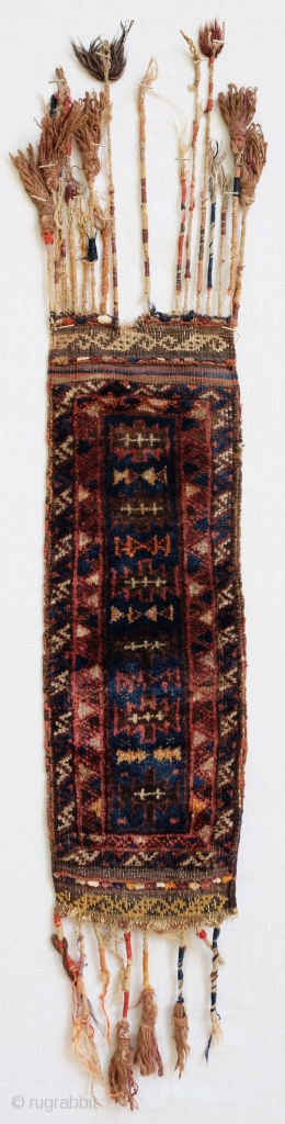 Baluch Pile Animal Trapping
Smooth velvety wool
90x18cm, 3ftx7inch (including tassels)

                        