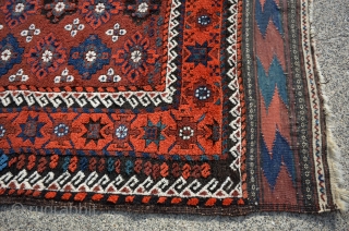 Baluch 3-4"x 7-8".

First time back on the open market in 20 + years. Completely out of this world Baluch 'Minakhani" variation rug. Stunning, basically mint condition and circa 1870. Plus the best  ...