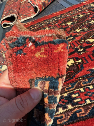 Nice 16 gul Yomud chuval. Good purple. $23 US shipping                       