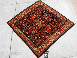 Truly great Bidjar Poshti. This is why I love this this genre, this piece has all the presence of  a masterpiece main carpet boiled down in to a format you can  ...