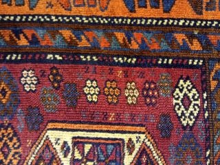 4'3''x 7'4'' / 130cm x 225cm a soft and silky Anatolian Kurdish Rug, from south-east anatolia, the area of Gaziantep/Kilis.
https://www.instagram.com/carpetusrugs/             