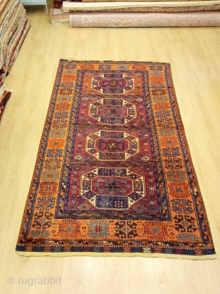 4'3''x 7'4'' / 130cm x 225cm a soft and silky Anatolian Kurdish Rug, from south-east anatolia, the area of Gaziantep/Kilis.
https://www.instagram.com/carpetusrugs/             