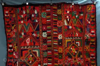 Iraqi Marsh Arab kilim/ wedding blanket. 160cm X 261cm                        