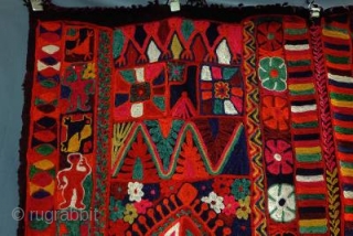 Iraqi Marsh Arab kilim/ wedding blanket. 160cm X 261cm                        