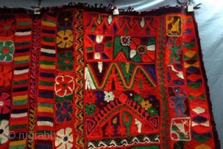 Iraqi Marsh Arab kilim/ wedding blanket. 160cm X 261cm                        