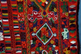 Iraqi Marsh Arab kilim/ wedding blanket. 160cm X 261cm                        