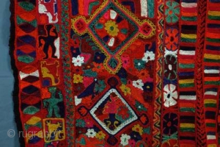 Iraqi Marsh Arab kilim/ wedding blanket. 160cm X 261cm                        