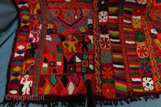 Iraqi Marsh Arab kilim/ wedding blanket. 160cm X 261cm                        