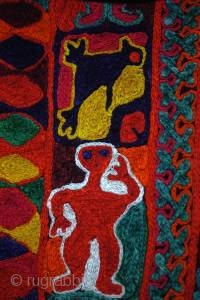 Iraqi Marsh Arab kilim/ wedding blanket. 160cm X 261cm                        
