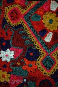Iraqi Marsh Arab kilim/ wedding blanket. 160cm X 261cm                        