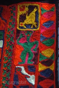 Iraqi Marsh Arab kilim/ wedding blanket. 160cm X 261cm                        