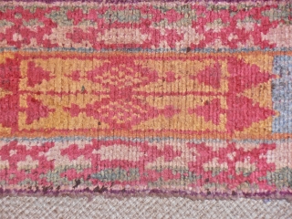Uzbek double side,silk velvet belt,size 107 x 9 cm                        