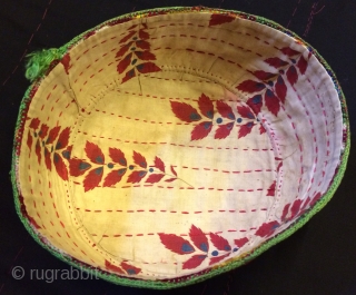 Uzbek ikat velvet hat                             