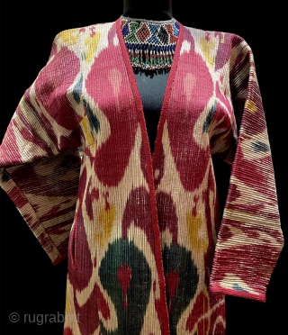 19.C Quilted Karakalpak Ikat robe                            