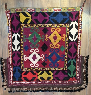 Uzbek Lakai cross-stitch embroidery ,silk.size 60x57 cm                          