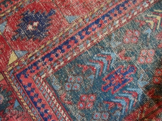 Early Caucasion rug 1,17*2,03 (Deep green)
Collector item                          