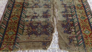 18th shirvan rug frakment
size=140x102cm                             