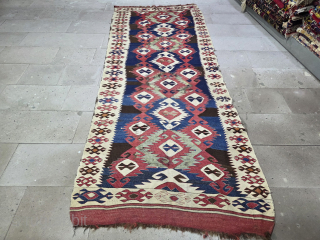 Antique Anatolian Mersin Mut Kilim
Size:282x113 cm
Nice Colors and pattern
Please contact salaberina@gmail.com
Freeshipping                      