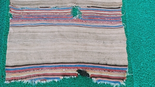 Central anatolian konya camel wool striped kilim
Size=250x95 cm
                         
