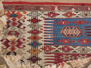 Anatolian Turkish Kilim Fragment
Size 100x80 cm                           