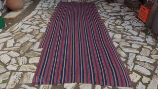 Antique Striped Kilim very fine quality
 Size=348x128 cm
Please Contac
salaberina@gmail.com
                        