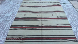 Turkish Anatolian karapınar Kilim naturel colors
size=375x160                           