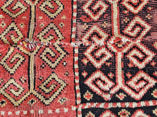 19th Century Eastern Anatolia Kurdish Tribal Carpet
Size:4x9'8 ft 290x123 cm
Email:salaberina@gmail.com                       